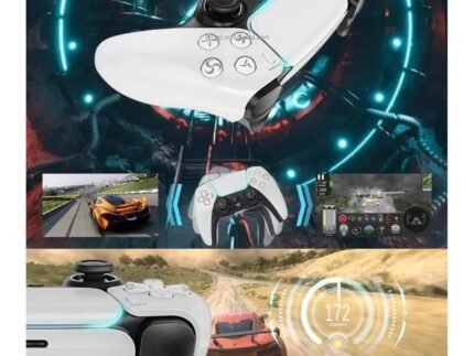 P4 Plus Bluetooth Kablosuz Oyun Kolu – PS4/PS5 Uyumlu, Titreşimli & PC Telefon Desteği